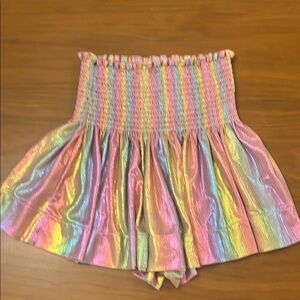 QUEEN OF SPARKLES Rainbow Skort